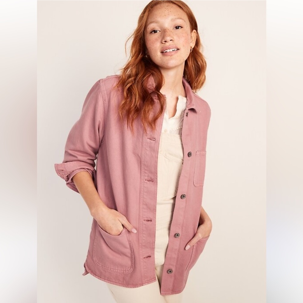 Old Navy Pink Utility Jacket